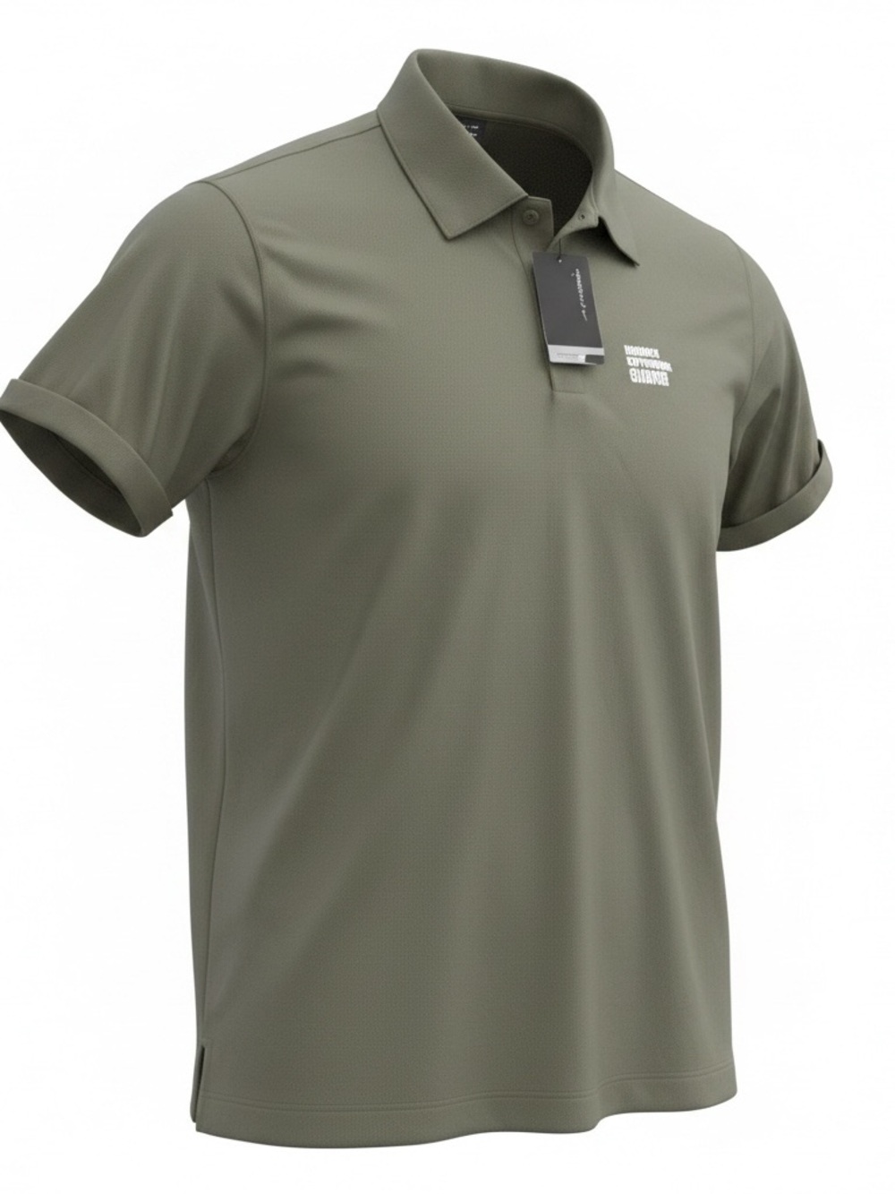 Nike Indiana National Guard Embroidered Polo Dri Fit Men's Size XL Army Green